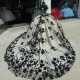 Appliques Black Quinceanera Dresses Princess Sweet 16 Years Girl Birthday Party Dresses With Flower Vestidos 15 De Quinceanera