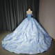 Glamorous Velvet Quincenera Dresses Ball Gown Off the Shouler Appliques Chapel Train Sweetheart vestido de 15 anos