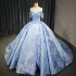 Glamorous Velvet Quincenera Dresses Ball Gown Off the Shouler Appliques Chapel Train Sweetheart vestido de 15 anos