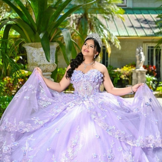 Off The Shoulder Lavender Quinceanera Dress Lace Applique Beading Tull Mexican Sweet 16 Vestidos De XV 15 Anos Birthday