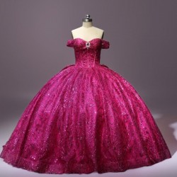 Pink Quinceanera Dress Fashion Organza Party Dress Luxury Spring Diamonds Tassel Ruffles vestidos de festa 