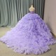 Purple Quinceanera Dress Ball Gown 2024 For Sweet 16 Girl Beading Appliues Strapless Graduation Party Princess Gowns