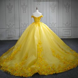 Quinceanera Dress 3D Flower Sweetheart Ball Gown Vestido 15 Quinceaneras