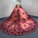 Red Quinceanera Dress Crystal Sleeveless Ball Gown Sweet 15 Evening Dress Beading Vestido De Quinceanera