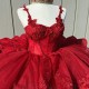 Red Ball Gown Quinceanera Dress 2024 Lace Applique Beads Long Train XV Princess Vestidos De 15 Anos Birthday Sweet 16 Dress