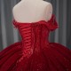 Short Sleeves Quinceanera Dress Lace Crystal Ball Gown Beading Corset Sweetheart Sweet 16 Dress Vestido De 15 Anos