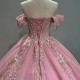 Short Sleeves Quinceanera Dresses for Girls Ball Gown Scoop Tulle Floor Length Promotion Vestido De 15 Anos Customised