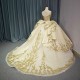 Spaghetti Straps 2024 Quinceanera Dress Shiny Birthday Ball Gown Bride Robe Sweet 16 Dress Bridal Dresses vestido de 15 anos