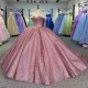 Strapless Quinceanera Dresses for 15 Anos Sleeveless Ball Gown Beading Pleat 15 Anos Vestido Customised vestido de 15 quinceañera