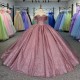 Strapless Quinceanera Dresses for 15 Anos Sleeveless Ball Gown Beading Pleat 15 Anos Vestido Customised vestido de 15 quinceañera