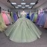 Sweetheart Quinceanera Dress for Girls Off the Shoulder Appliques Robe Quinceanera Rouge Customized vestido 15 años quinceañera