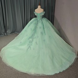 Weeding Dresses Quinceanera Dress Ball Gown Lace Applique Beading Sweetheart Sweet Best Solid Color Gowns vestido de 15 anos