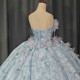 Wholesale Appliques Beading Ball Gown Quinceanera Dresses Charming Beaded Flower Strapless Sweet 15 Dress Lace-up Vestidos De