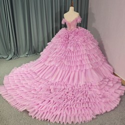 Women Sweetheart Cake Quinceanera Dresses Ball Gown V-neck Lace Up Sweet 16 Dresses for Teens Sequins vestidos 15 anos