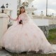 Beading Pink Shiny Ball Gown Quinceanera Dress Corset Lace Appliques Flower Sequins With Cape Sweet 16 Dress Vestidos De XV 15