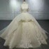 Light Champagne Shiny Quinceanera Dresses Mexican Off the Shoulder Ball Gown Applique Princess Long Sweet 16 Prom Dress