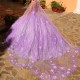 Luxury Lilac Mexican Quinceanera Dress Ball Gown 2024 With Cape Princess Prom Sweet 16 Dress Vestidos De XV Birthday Pageant