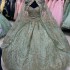 Mexico Green Off The Shoulder Ball Gown Quinceanera Dress For Girl Beaded Crystal With Cape Birthday Party Gowns Prom Dresses