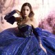 Off The Shoulder Crystal Pink Luxury Quinceanera Dresses Ball Gown Beads Tull Birthday Party Vestidos De 15 Anos Sweet 16