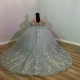 Sage Green Sweetheart Off The Shoulder Quinceanera Dresses Princess Prom Gown Tulle Lace Up Appliques Sweet 15 16 Dress