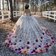 Sexy Sweetheart Ball Gown Beaded Quinceanera Dress Off the Shoulder Princess Corset Dresses Appliques Lace Beads Vestidos De 15