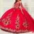 Shiny Red Quinceanera Dresses Applique Lace With Cape Tulle Ball Gown Corset Back Sweet 15 Prom Party Gowns Sweet 16 Pageant Gown