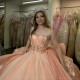 Sweetheart Quinceanera Dresses Off The Shoulder Appliques Flower Vestidos De 15 Formal Princess Party Dress Sweet Ball Gown